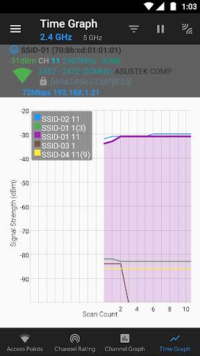 WiFi Analyzer (open-source) screenshot 13