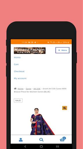 Manasvi Saree Mart | Sarees Online Shopping App screenshot 1