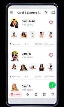 Cardi B Stickers for WhatsApp screenshot 3