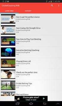 Cricket Coaching RHB screenshot 2