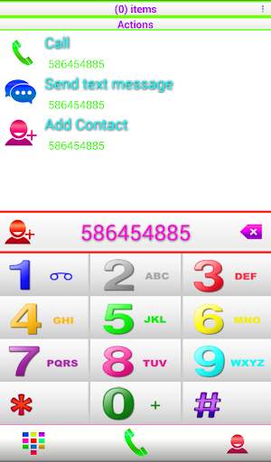 Theme RocketDial White Colors screenshot 1