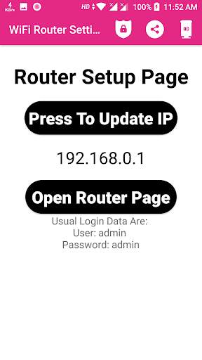 WiFi Router Settings screenshot 2