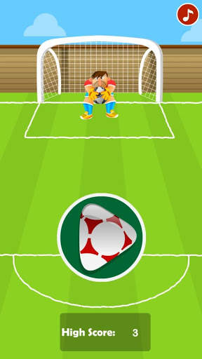 Goalkeeper – Free Kick Soccer Game screenshot 1