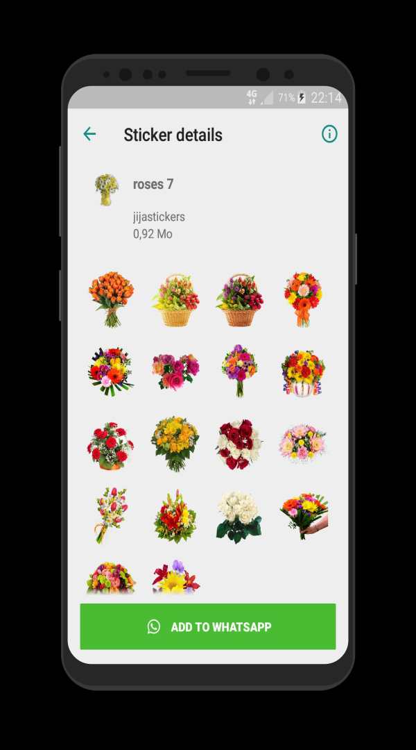 New WAStickerApps Roses  Flowers Stickers screenshot 2