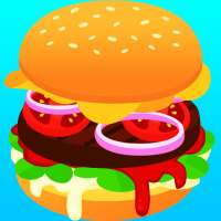 make burger cooking game logo
