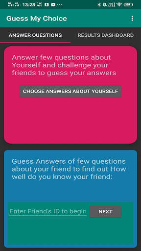 Guess My Choice- Challenge Friends Quiz Guess Game screenshot 1