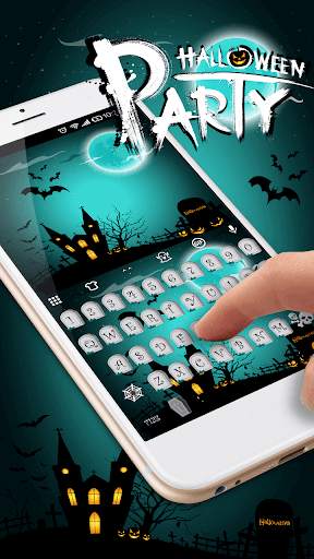 Halloween Night Keyboard Theme स्क्रीनशॉट 1