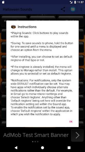 Halloween Ringtone SMS Sounds screenshot 2