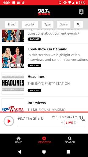 98.7 The Shark screenshot 2