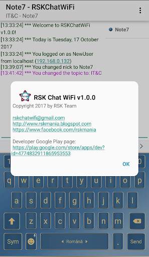 Chat WiFi screenshot 2