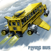 Flying Bus Simulator Free 2016 icon