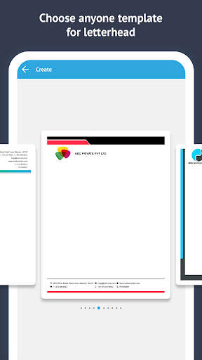 Letterhead Maker - Letter Writing Templates screenshot 5