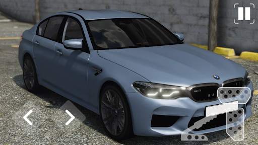 Stunt BMW M5 Parking Simulator screenshot 4