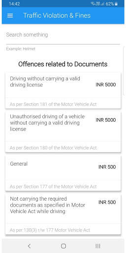Traffic Violation and Fine screenshot 1