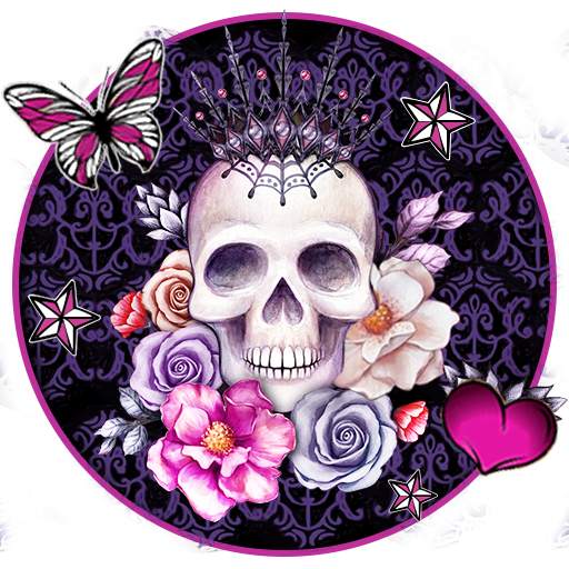 Skull Flower Themes Live Wallpapers 1.0