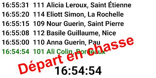 Go! - Horloge de départ screenshot 6