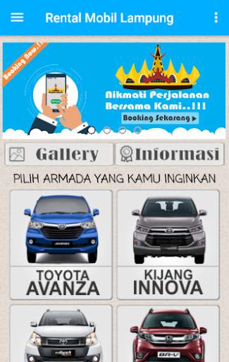RentCars - Rental Mobil Lampung скриншот 3