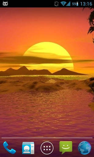 Magic Ripple : Sunset LWP 3 تصوير الشاشة
