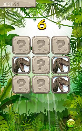 Brain games : Dinosaur : Memory training *Free screenshot 12