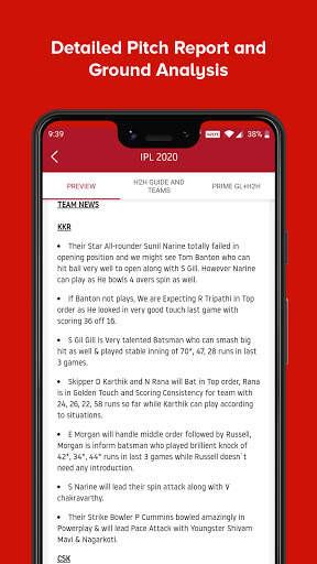 PP11 - Fantasy Team Prediction screenshot 6