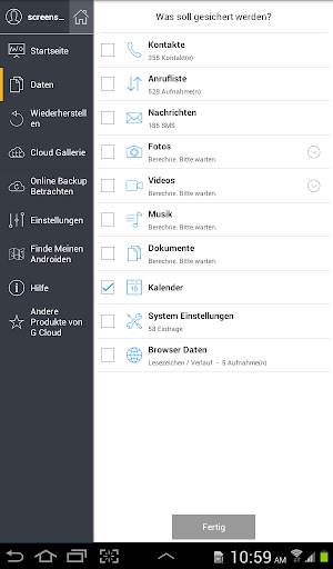 G Cloud Backup screenshot 12