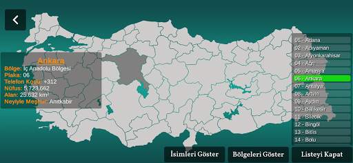 Türkiye Haritası Quiz screenshot 5