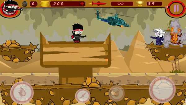 fighter Doodl  Army 2 Mini Militya  in the desert screenshot 2