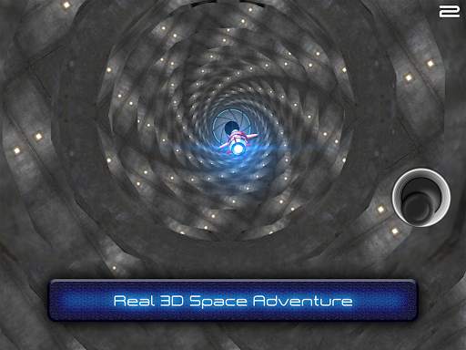 Tunnel Trouble 3D - Space Jet  screenshot 3