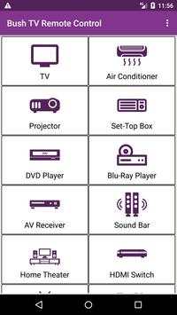 Bush TV Remote Control screenshot 1