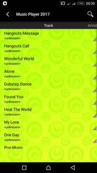 Music Player 2017 screenshot 1