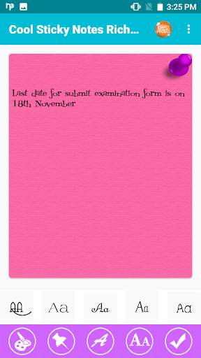 Cool Sticky Notes Rich notepad Text Reminder Chits 8 تصوير الشاشة
