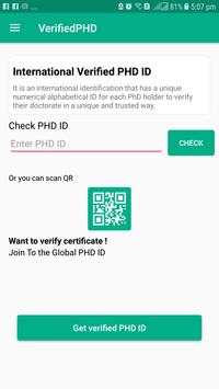 Verified PhD screenshot 1