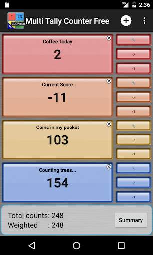 Multi Tally Counter Free screenshot 3