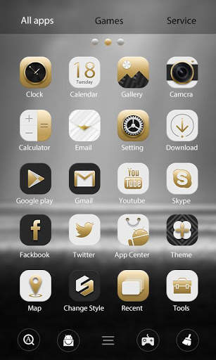 Elegant GO Launcher Theme screenshot 4