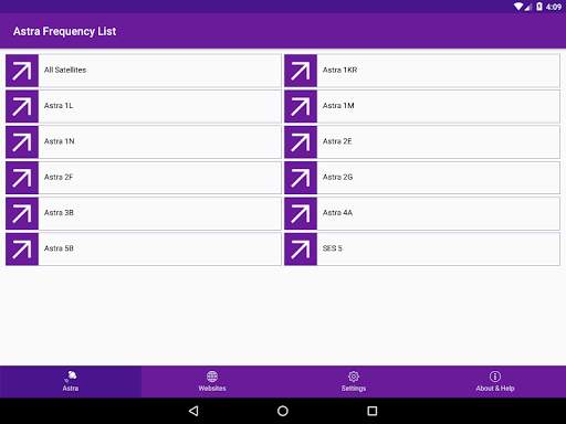 Astra Frequency List screenshot 17