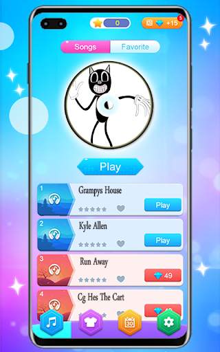Cartoon Cat Piano Tiles screenshot 1