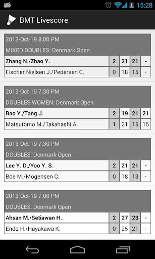 BMT Livescore screenshot 1