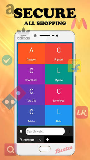 A to Z online shopping apps - all in one browser screenshot 3