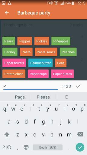 Shopping List - Buy Me a Pie! screenshot 2