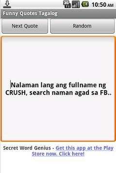 Funny Quotes Tagalog screenshot 2