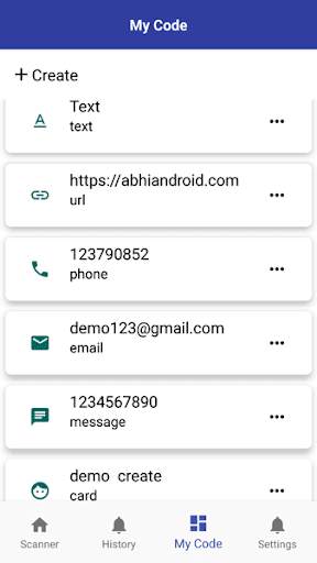 QR Barcode Scanner Android App screenshot 6