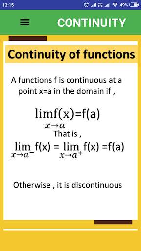 Limits And Continuity (Basic Concepts Booster) screenshot 4