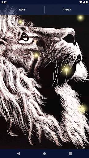 Brave Lion Live Wallpaper 8 تصوير الشاشة