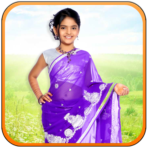 Kids Saree Photo Maker icon