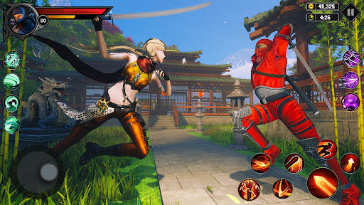 Ninja Fight Shadow Gangster 3D 1 تصوير الشاشة