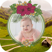 Beautiful agriculture photo frame application icon