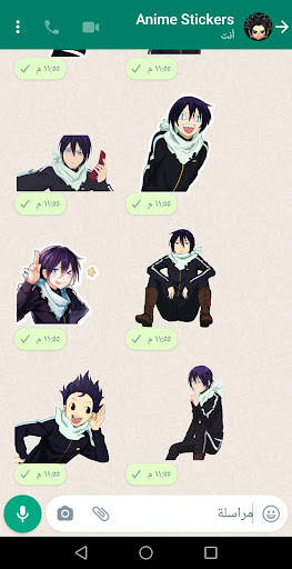 Anime stickers for WhatsApp screenshot 3