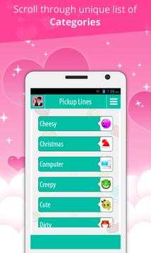 Pickup Lines & Flirty Jokes 1 تصوير الشاشة