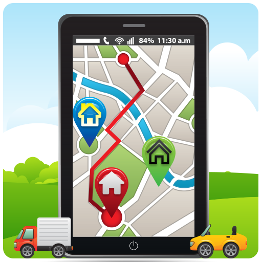 GPS Route Address Finder icon