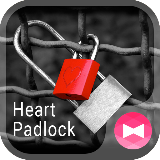 Love Theme Heart Padlock أيقونة